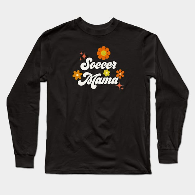 Soccer Mama - 70s style Long Sleeve T-Shirt by Deardarling